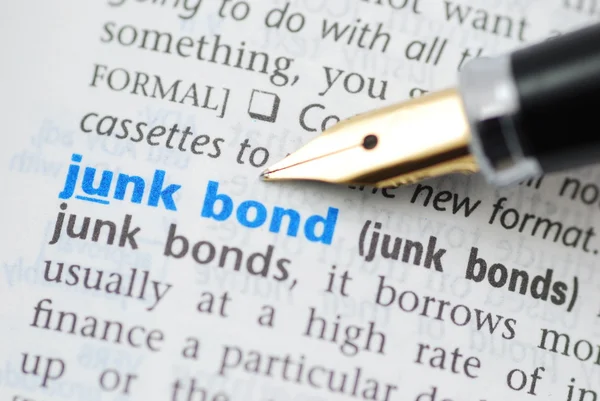 Junk bond - Dictionary Series — Stock Photo, Image