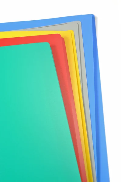 Color of folders isolated — Stock Photo, Image