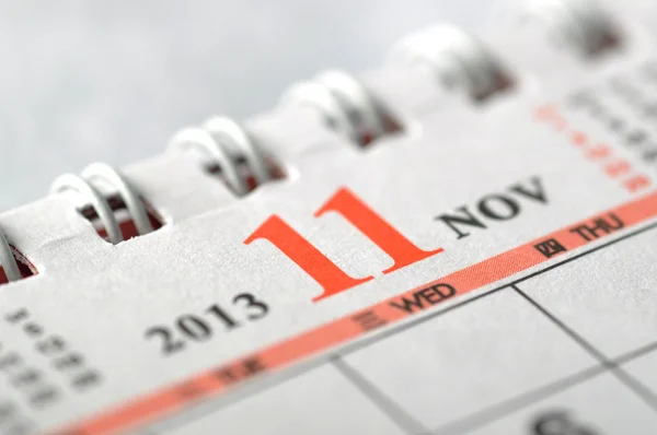 2013 November calendar — Stock Photo, Image