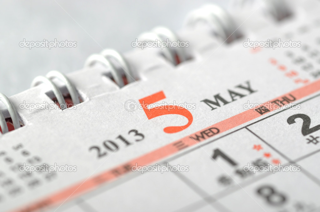 2013 May calendar