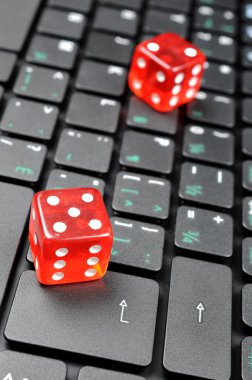 On-line gamble clipart