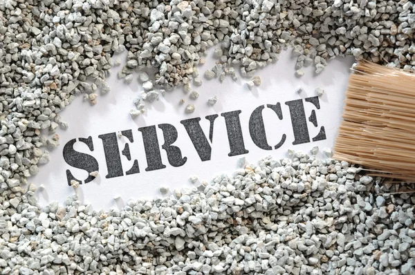 Service--Trésor mot série — Photo