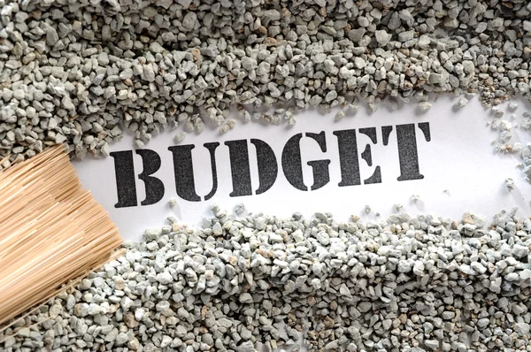 Budget--skatt word-serien — Stockfoto