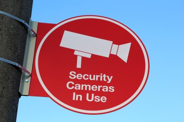 Güvenlik kameraları kullanımda