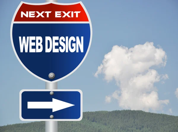 Web design út jel — Stock Fotó