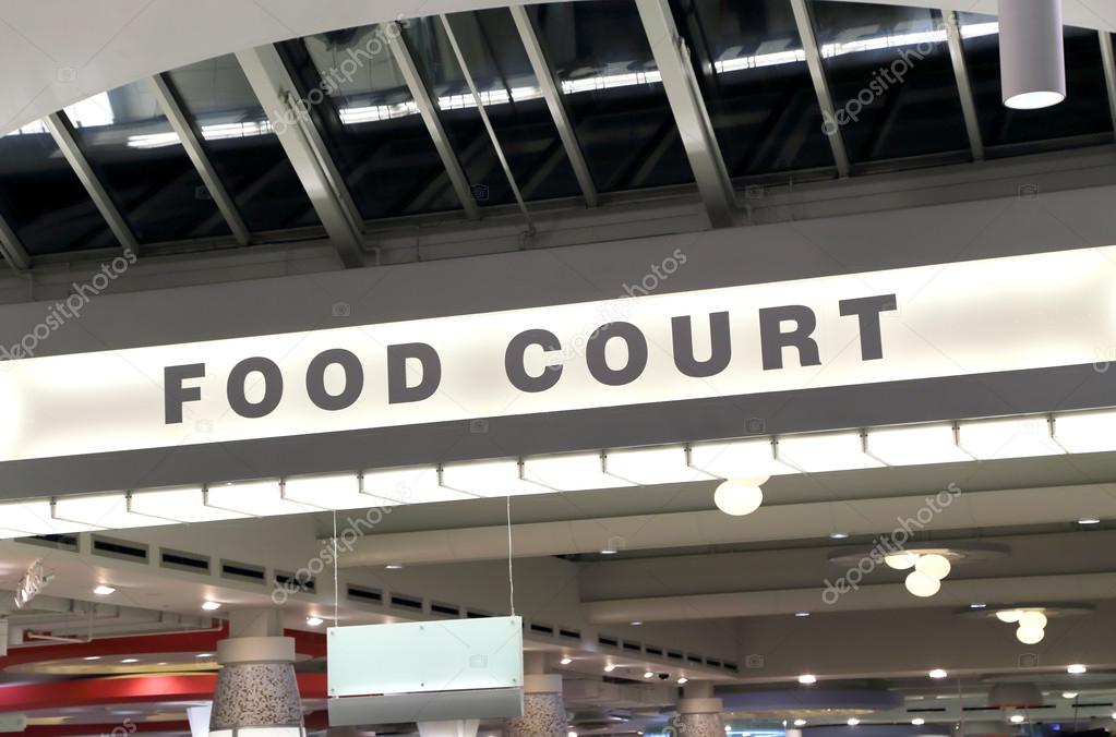 Food court sign