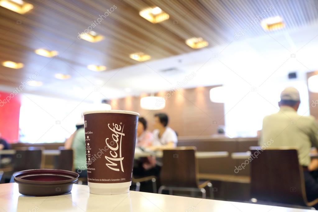 Macro a mccafe in restaurant