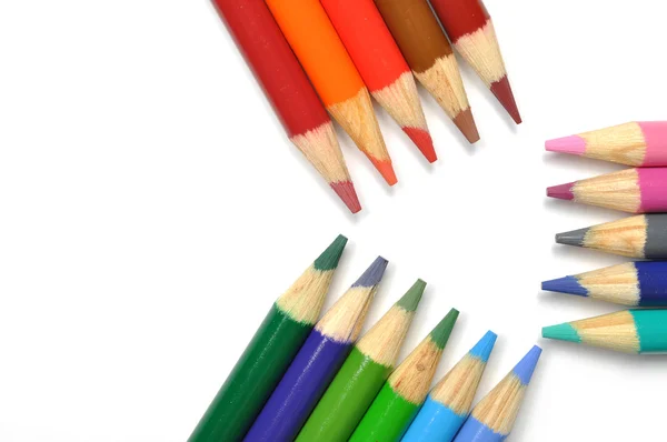 Colorful pen pattern — Stock Photo, Image
