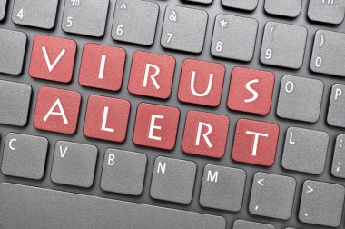 virüs uyarısı tuşu klavye üzerinde