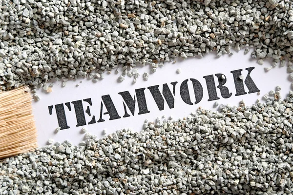 Teamwork -- Treasure Word Series — Stock Photo, Image