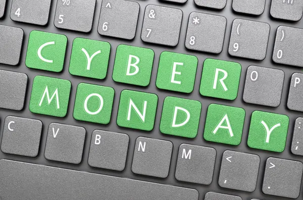 Cyber Monday on keyboard — Stock Photo, Image