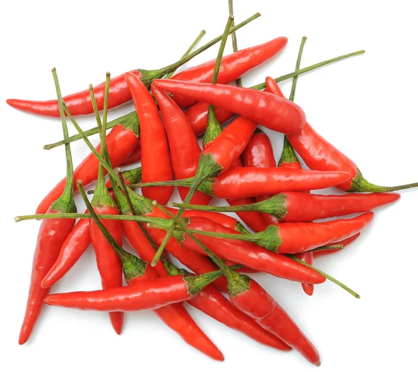 Red chili peppers pattern — Stock Photo, Image