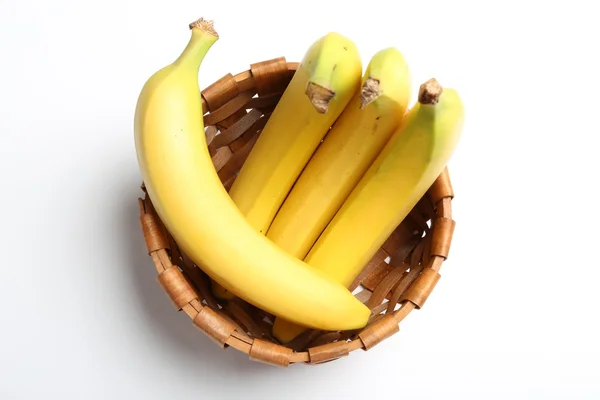 Banaan op mand — Stockfoto