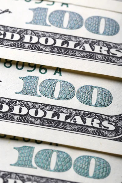 Paralı arka plan Amerikan 100 dolarlık banknotlar — Stok fotoğraf