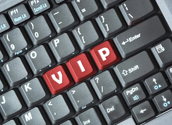 Vip no teclado — Fotografia de Stock