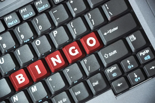 Bingo key on keyboard — Stock Photo, Image