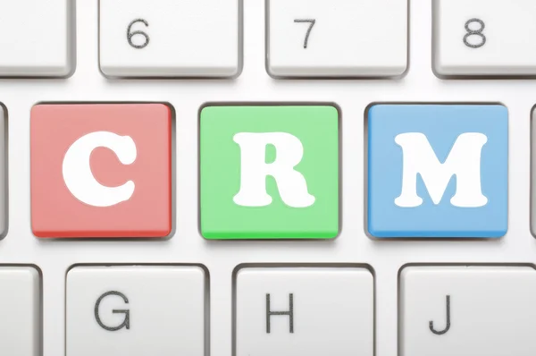 Crm клавіша на клавіатурі — стокове фото