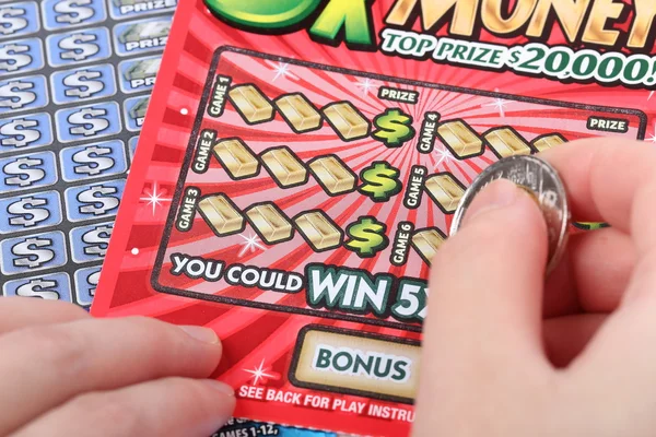 Scratch ticket — Stock Photo, Image