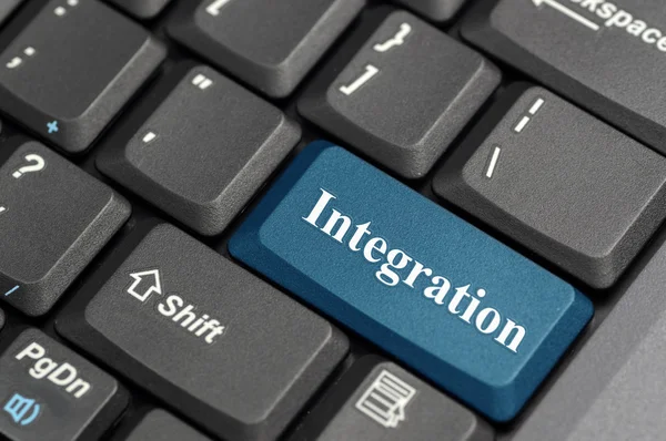 Integration key on keyboard — Stock Photo, Image