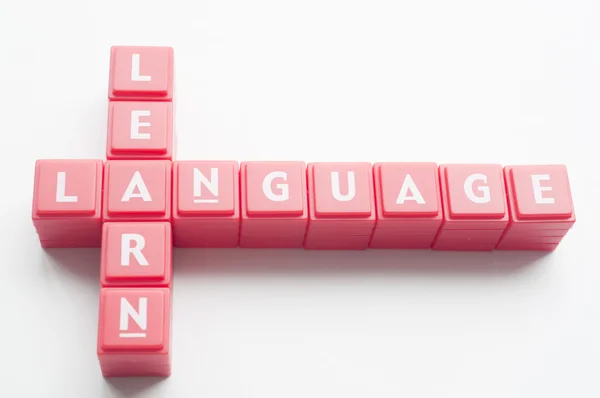 Učit se jazyk — Stock fotografie
