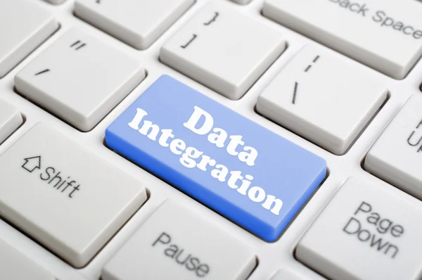 Data integration key on keyboard — Stock Photo, Image