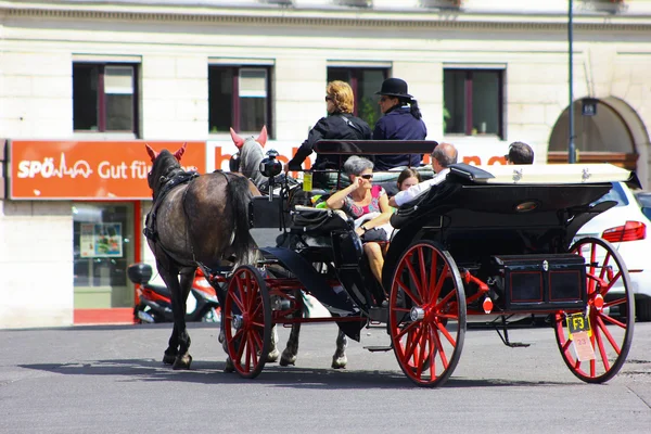 Fiaker in Vienna — Stock Photo, Image