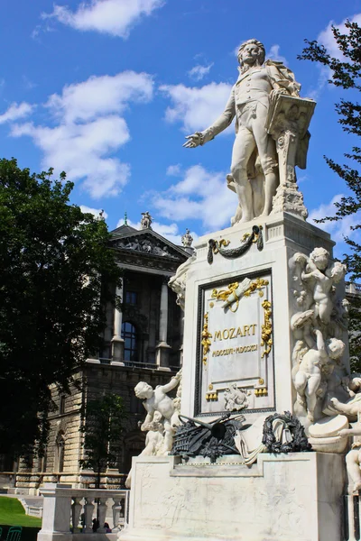 Estatua de Mozart, Viena — Foto de Stock