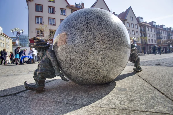 Gnome i wroclaw — Stockfoto