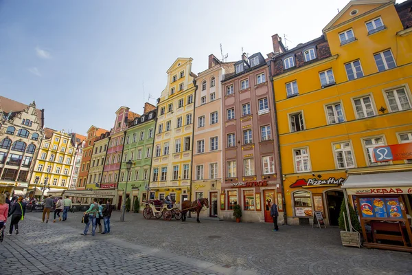 Cidade velha em Wroclaw — Fotografia de Stock
