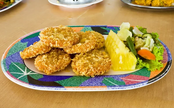 Torta di pesce al curry — Foto Stock