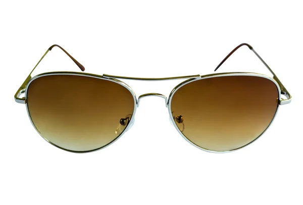 Brown sunglasses isolated — Stock Photo, Image