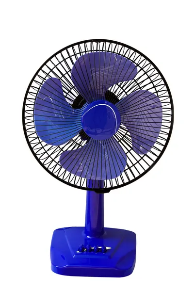 Blue table fan — Stock Photo, Image