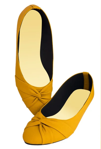 Gele schoenen — Stockfoto