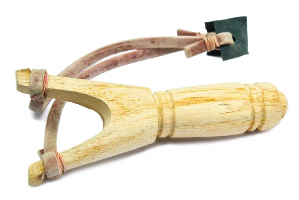 Wood bow isolated on white — Stock Photo, Image