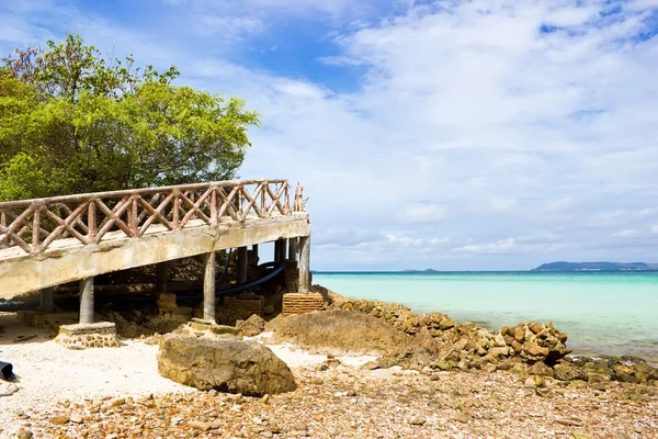 Tien beach på ön koh lan — Stockfoto