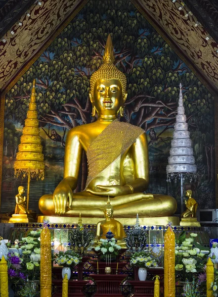 Imagem do Buda em Wat Suan Dok, Chiang Mai — Fotografia de Stock