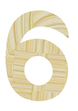 숫자 6이 쑤 시 게에서 만든