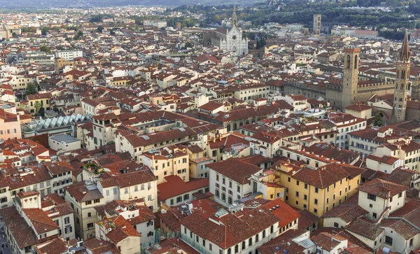 Panorama van florence stadslandschap, Italië Rechtenvrije Stockafbeeldingen