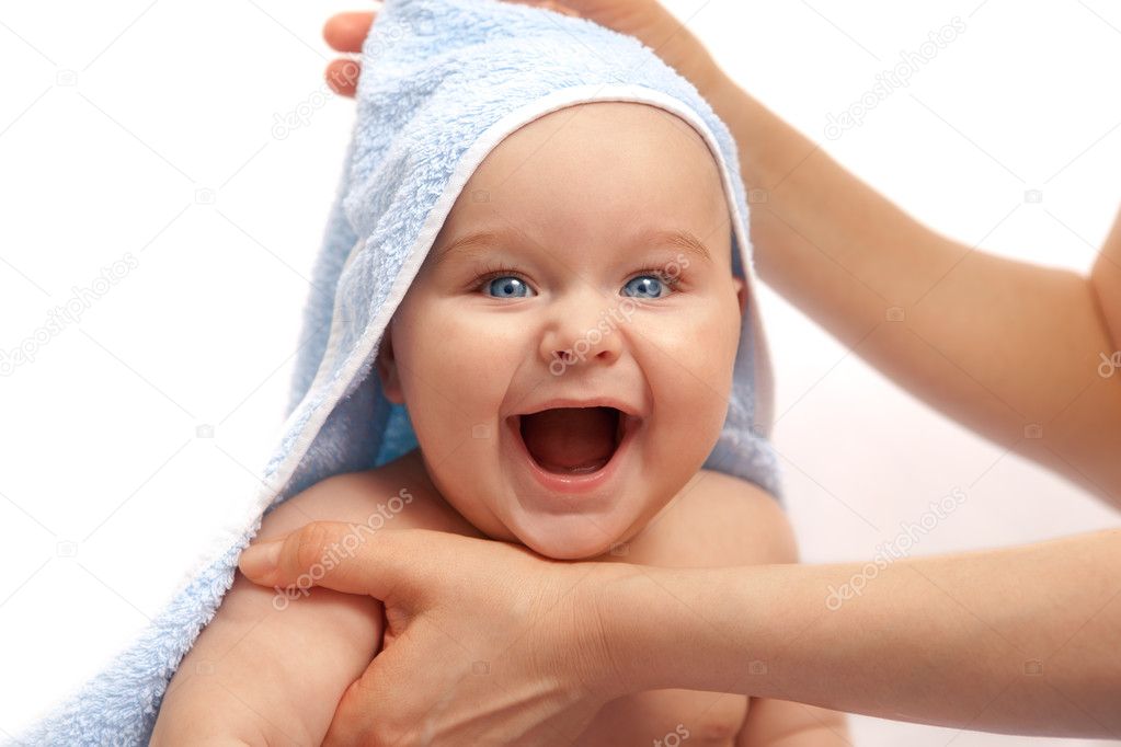 Playful baby — Stock Photo © migfoto 22334687