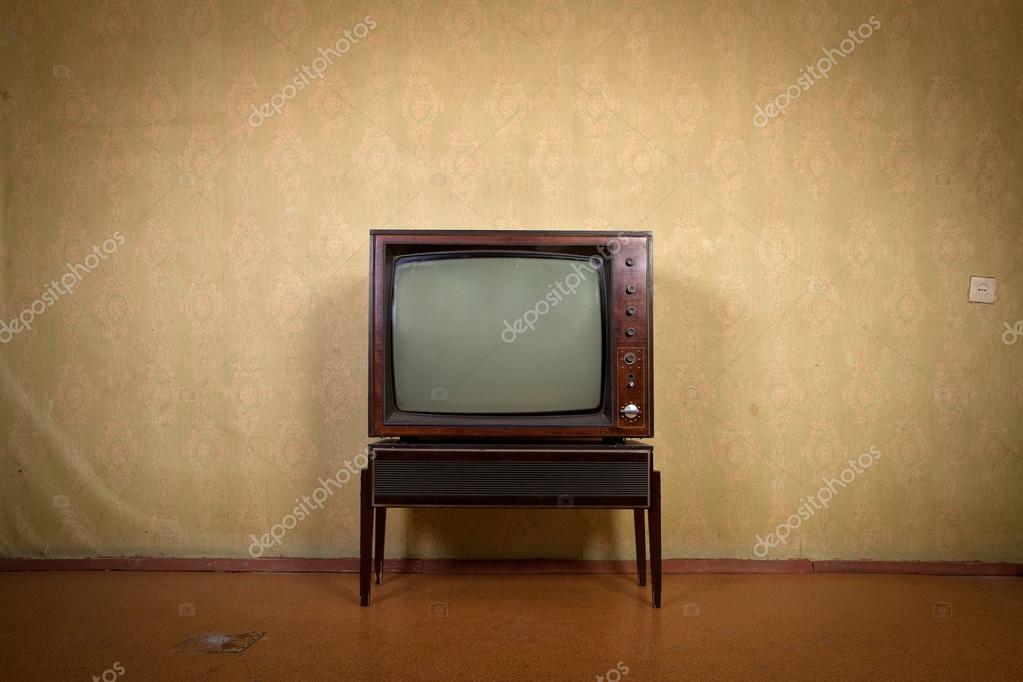 TV in old room — Stock Photo © migfoto #42022349