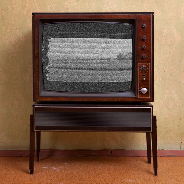 Televisão e televisão — Fotografia de Stock