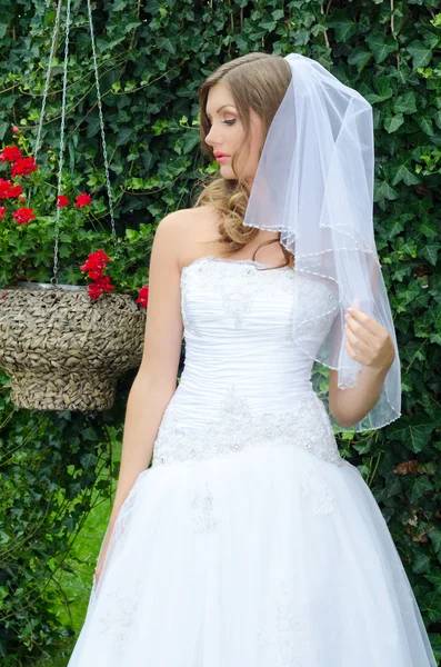 Glamouröse Braut — Stockfoto