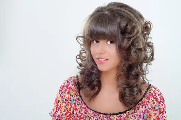 Naturally curly hair — Stock Photo, Image