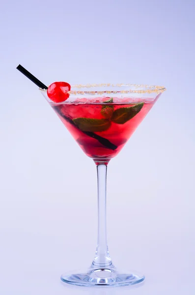 Roter Martini-Cocktail — Stockfoto