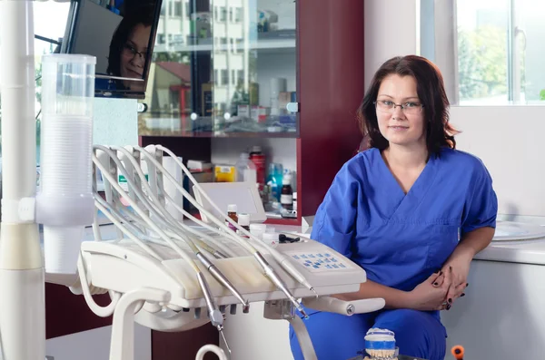 Retrato de Estomatología médico — Stockfoto