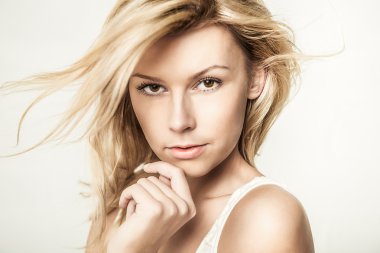 genç güzel kadın moda portre