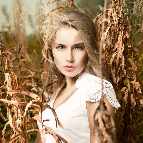 Gyönyörű fiatal nő, divat-portré Jogdíjmentes Stock Képek