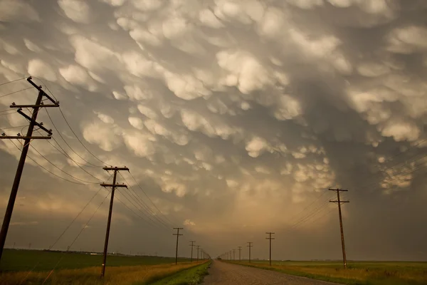 Nuvole di tempesta Saskatchewan — Foto Stock