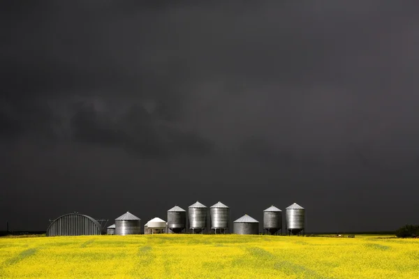 Nuvens de tempestade Saskatchewan — Fotografia de Stock