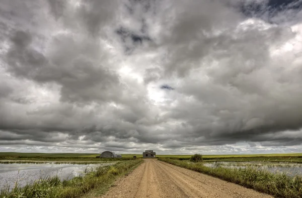 Sturmwolken saskatchewan — Stockfoto